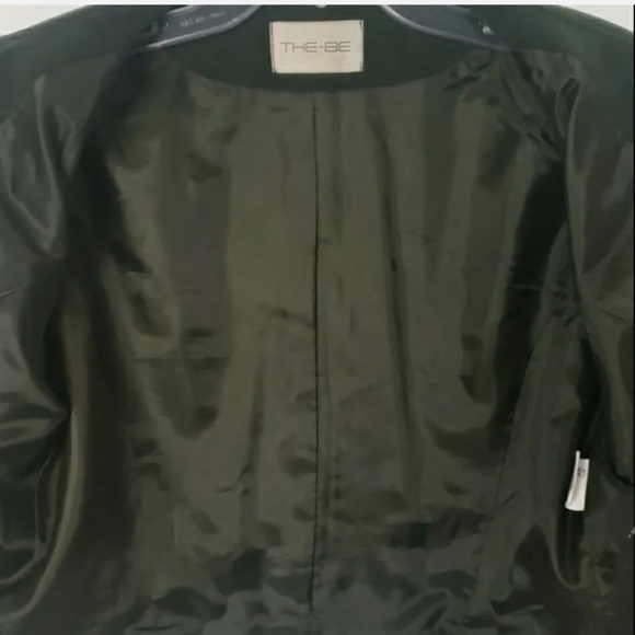 VINTAGE MICROSUEDE PANT SUIT IN MOSS GREEN SIZE S - Picture 6 of 9